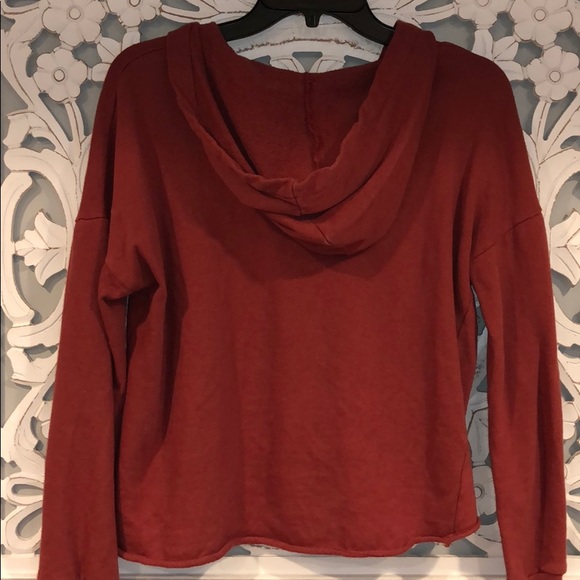 Zumiez red crop hoodie - Picture 3 of 3